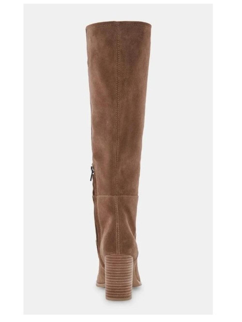 NWT Dolce Vita Fynn Knee-High Suede Boots in Truffle Sz 10 - Picture 4 of 5